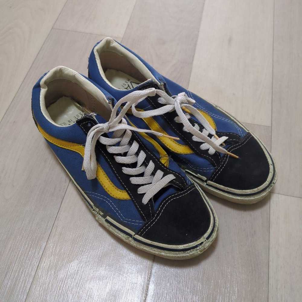 vans 80s Old Skool 26.5 Navy x Yellow - image 1