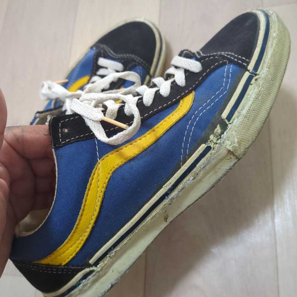 vans 80s Old Skool 26.5 Navy x Yellow - image 5