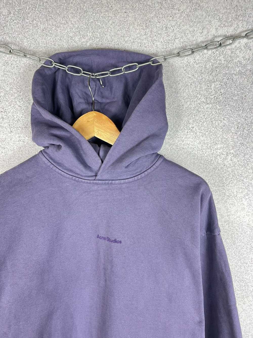 Acne Studios Acne Studios Logo Hooded Sweatshirt … - image 2