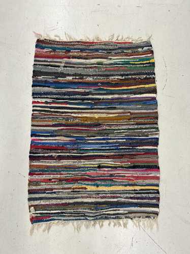 Designer Colorful Handwoven Area Rug - Multicolor 