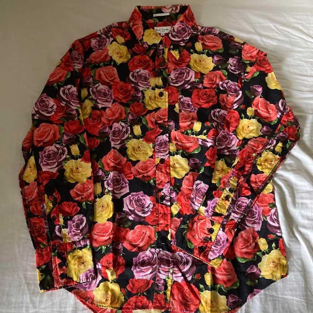 Paul Smith London, floral pattern, short sleeve s… - image 1