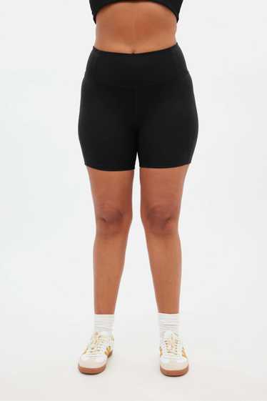 Girlfriend Collective Black High-Rise Run Short