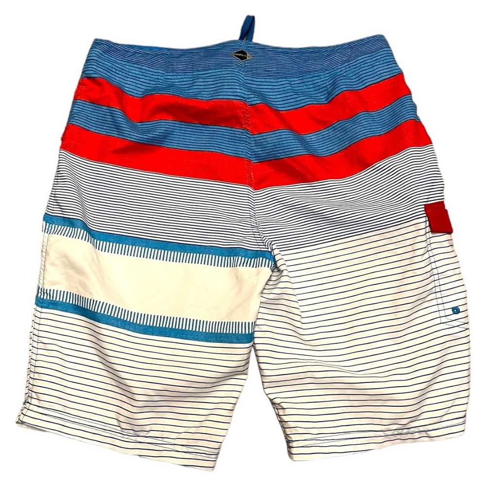 Oneill O'Neill Blue White Striped Mens Surf Swim … - image 2