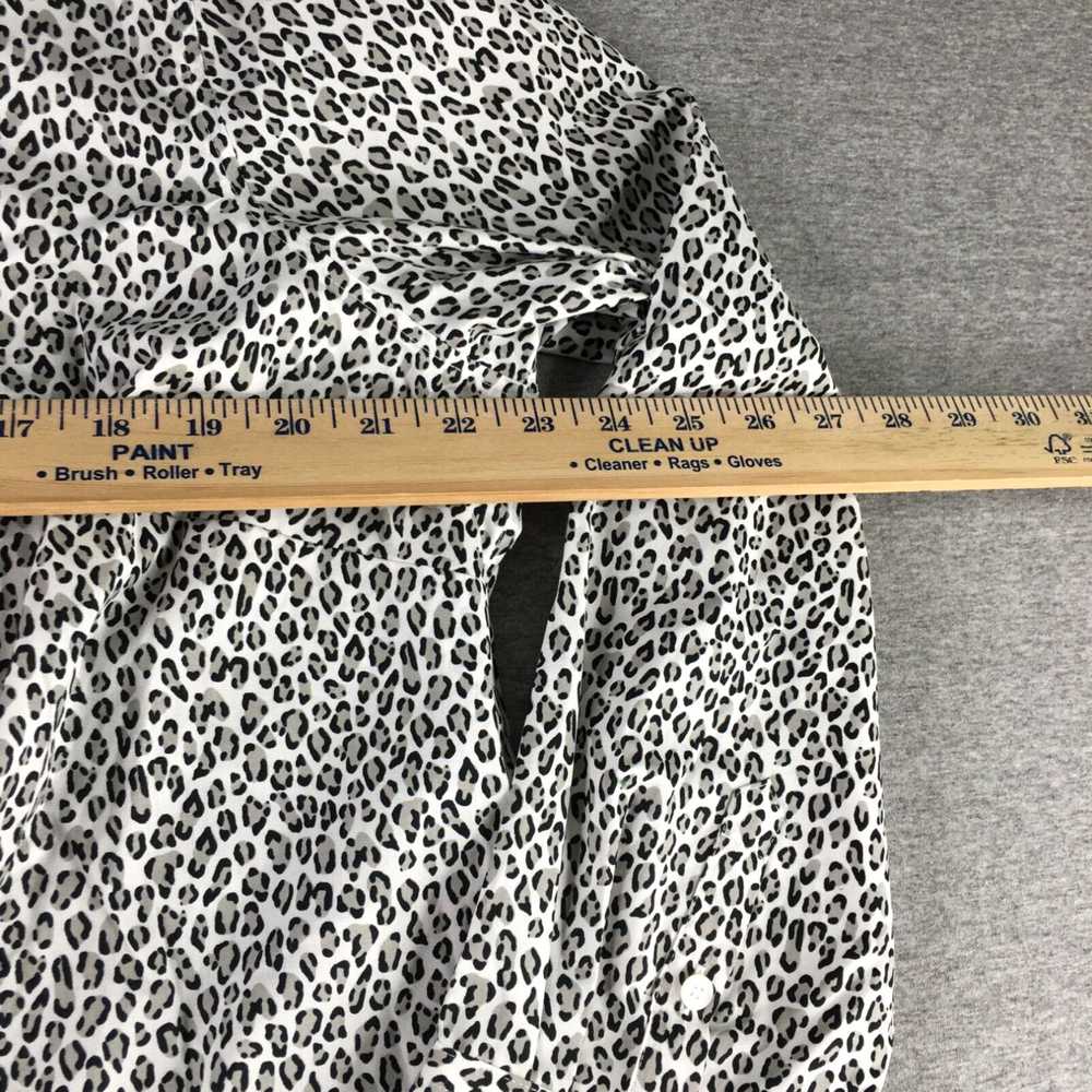 Talbots Mature Plus Size Ladies Non Iron Leopard … - image 2