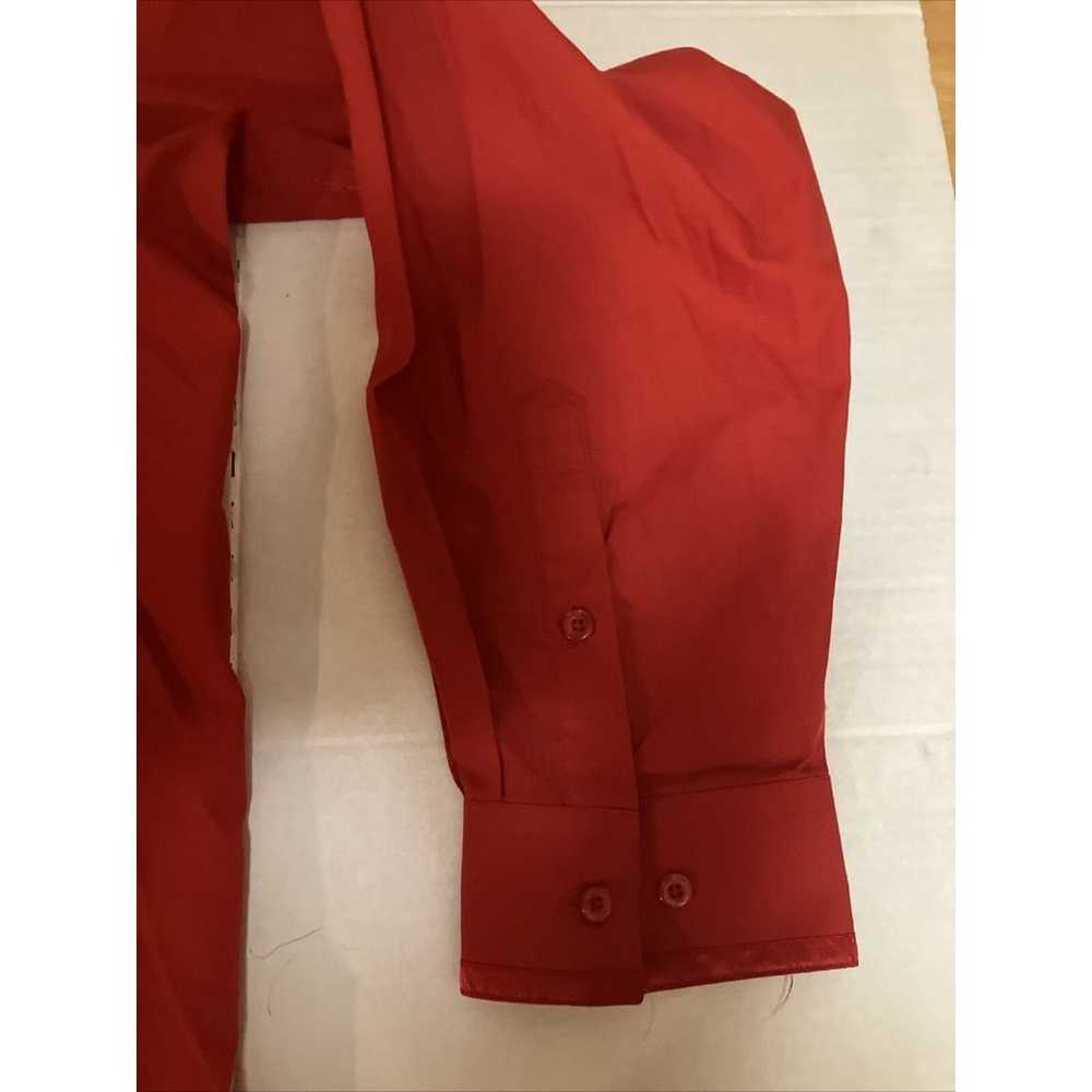 Karl Knox Long Sleeve Men's Red Dress Shirt Size … - image 3