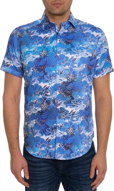 Robert Graham Blue White  Floral