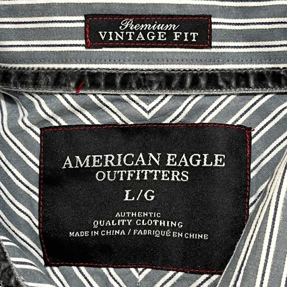 American Eagle Shirt Large Mens Vintage Fit Butto… - image 11