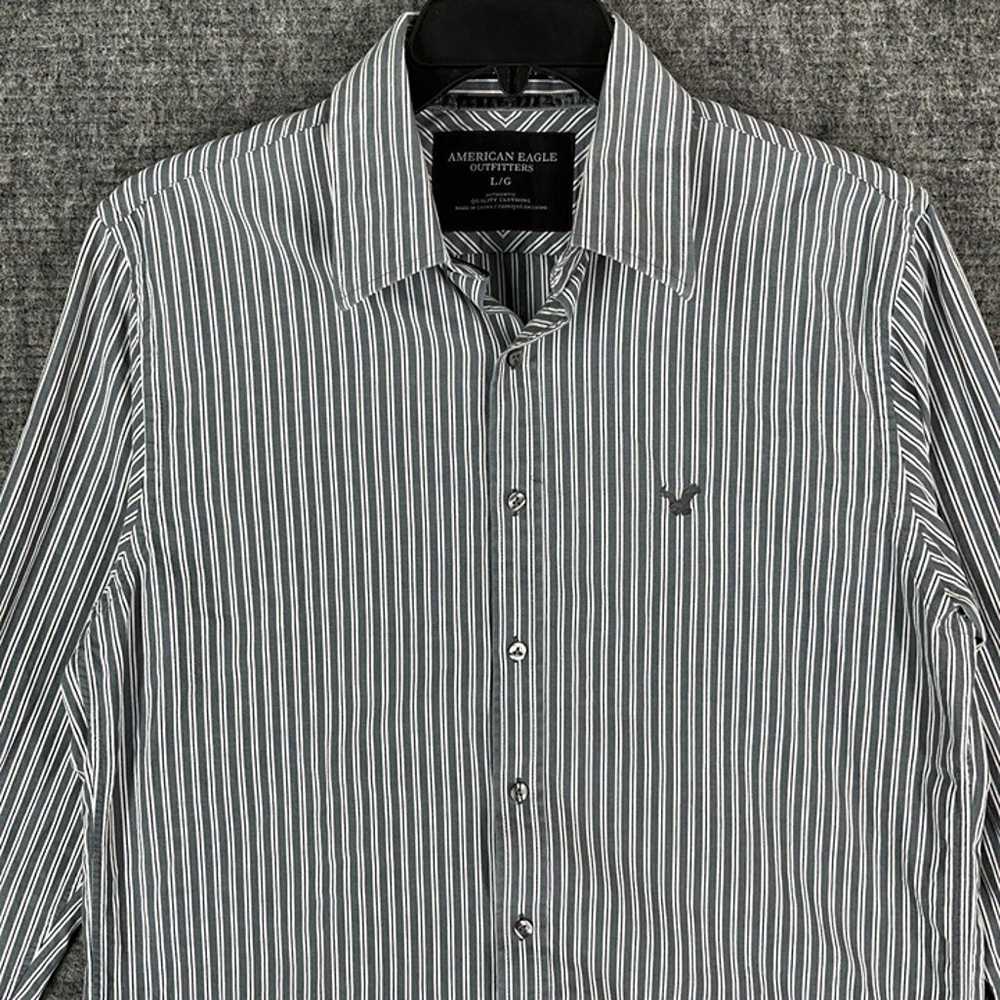 American Eagle Shirt Large Mens Vintage Fit Butto… - image 3