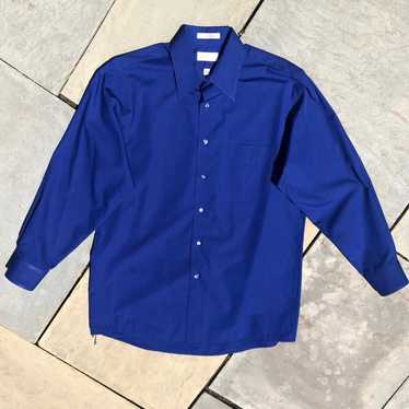 Van Heusen Dark Royal Blue Button Down