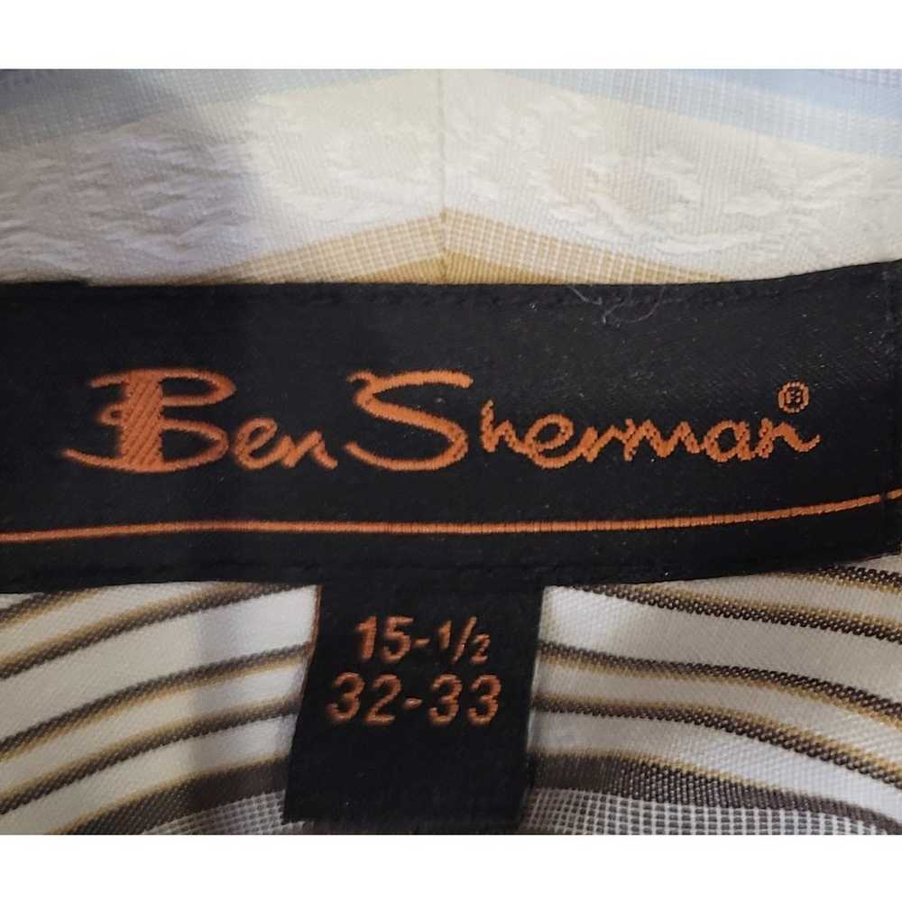 VINTAGE Y2K Ben Sherman Men's Casual Jacquard Str… - image 4