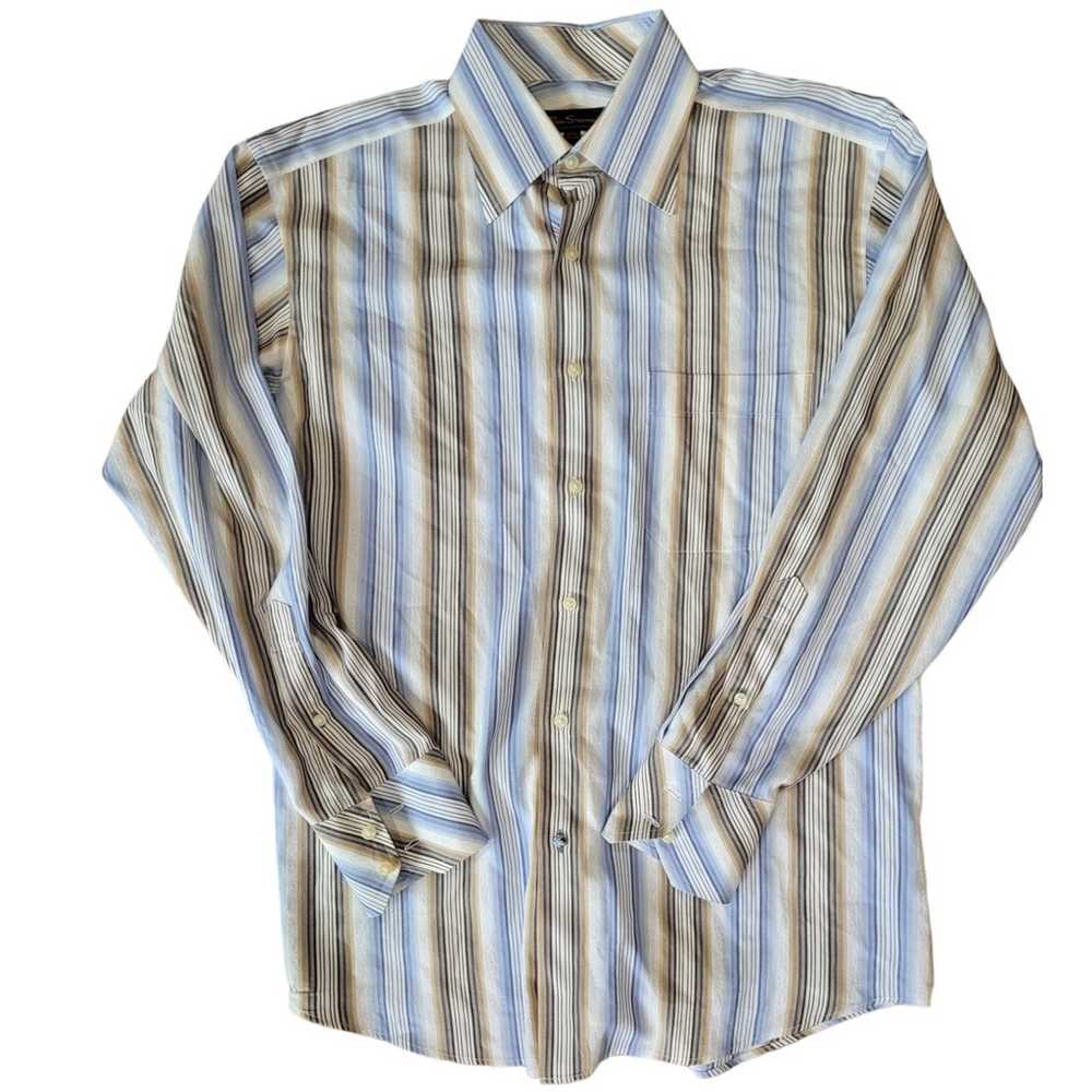 VINTAGE Y2K Ben Sherman Men's Casual Jacquard Str… - image 8