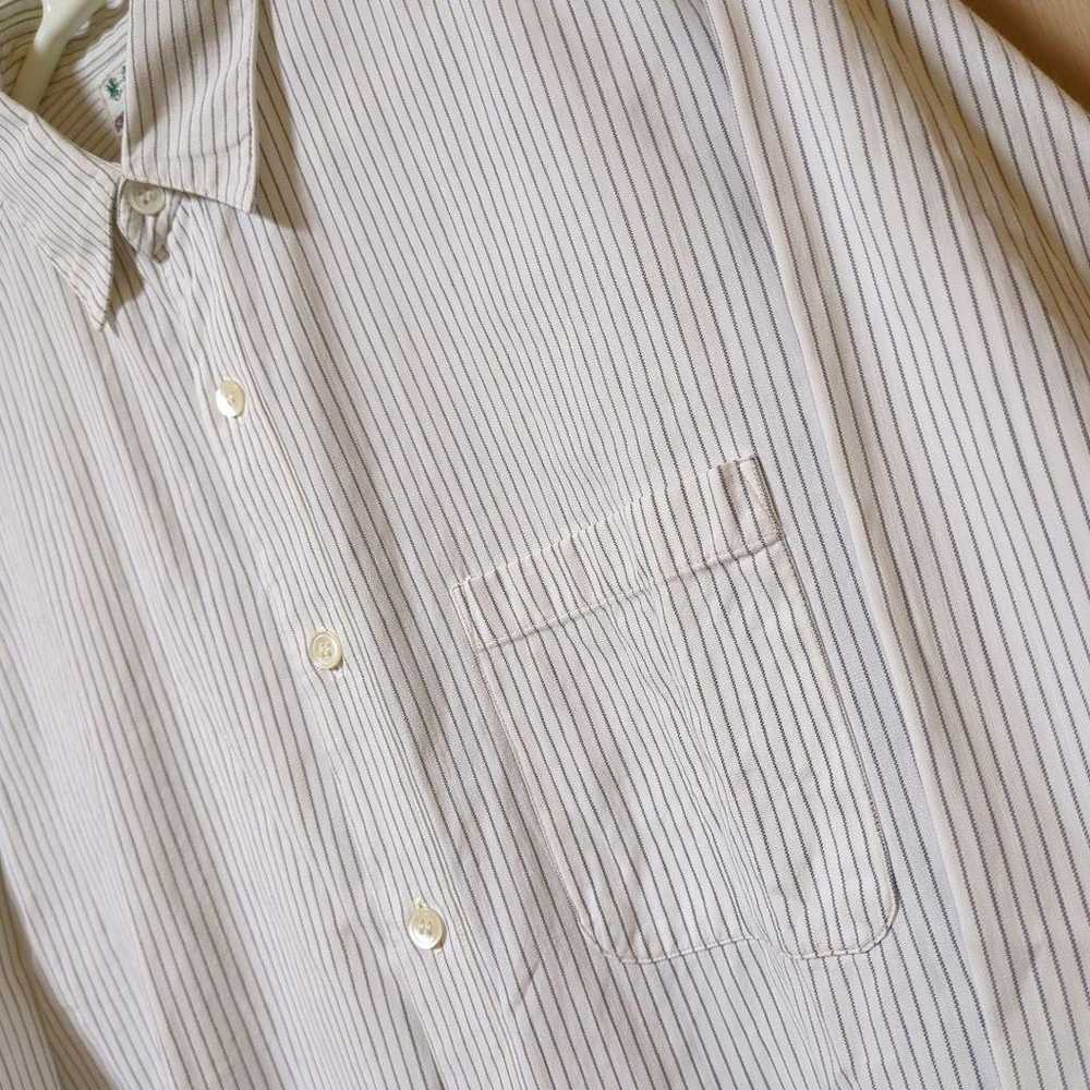 【Rare】90s McGREGOR Striped Long Sleeve Shirt Whit… - image 3