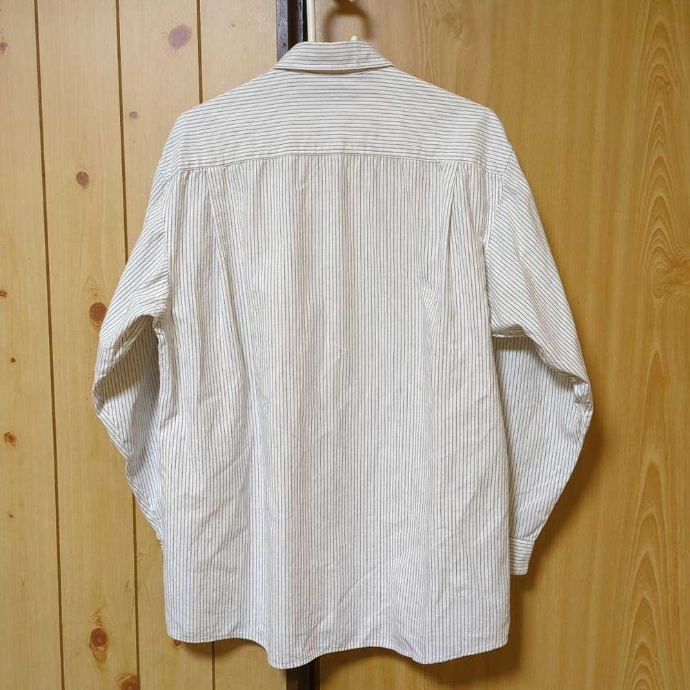 【Rare】90s McGREGOR Striped Long Sleeve Shirt Whit… - image 4