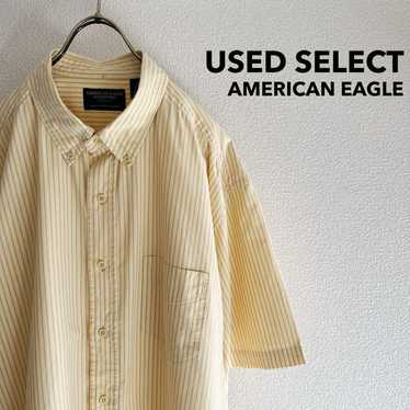 【SALE】"AMERICAN EAGLE" Striped Button-Down Shirt