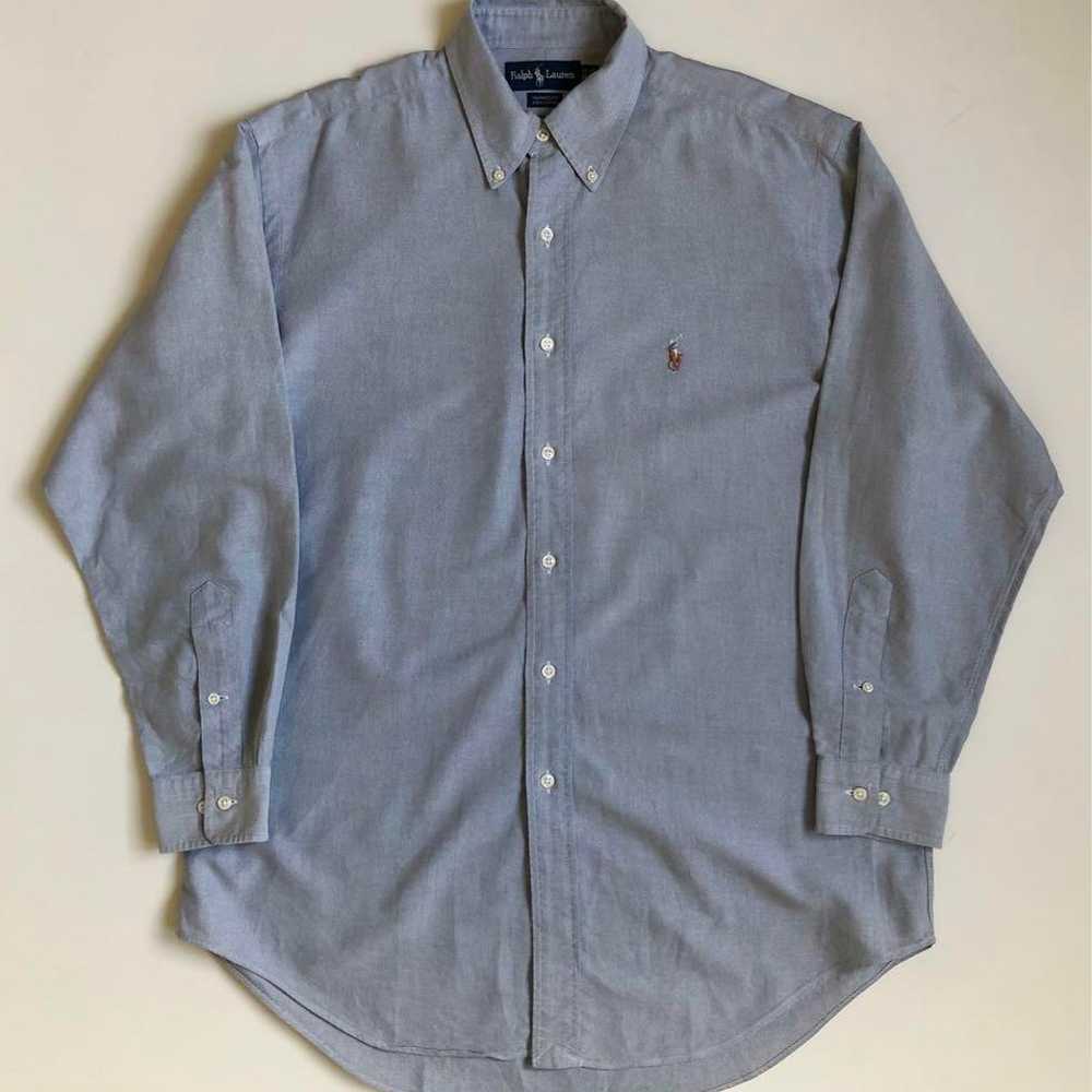 Ralph Lauren 90s classic Oxford BD long-sleeve sh… - image 2