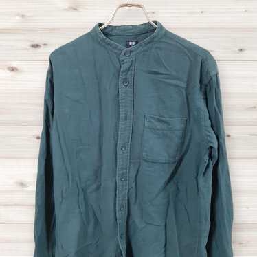 F0050【Uniqlo】Long-sleeve shirt (S) Plain