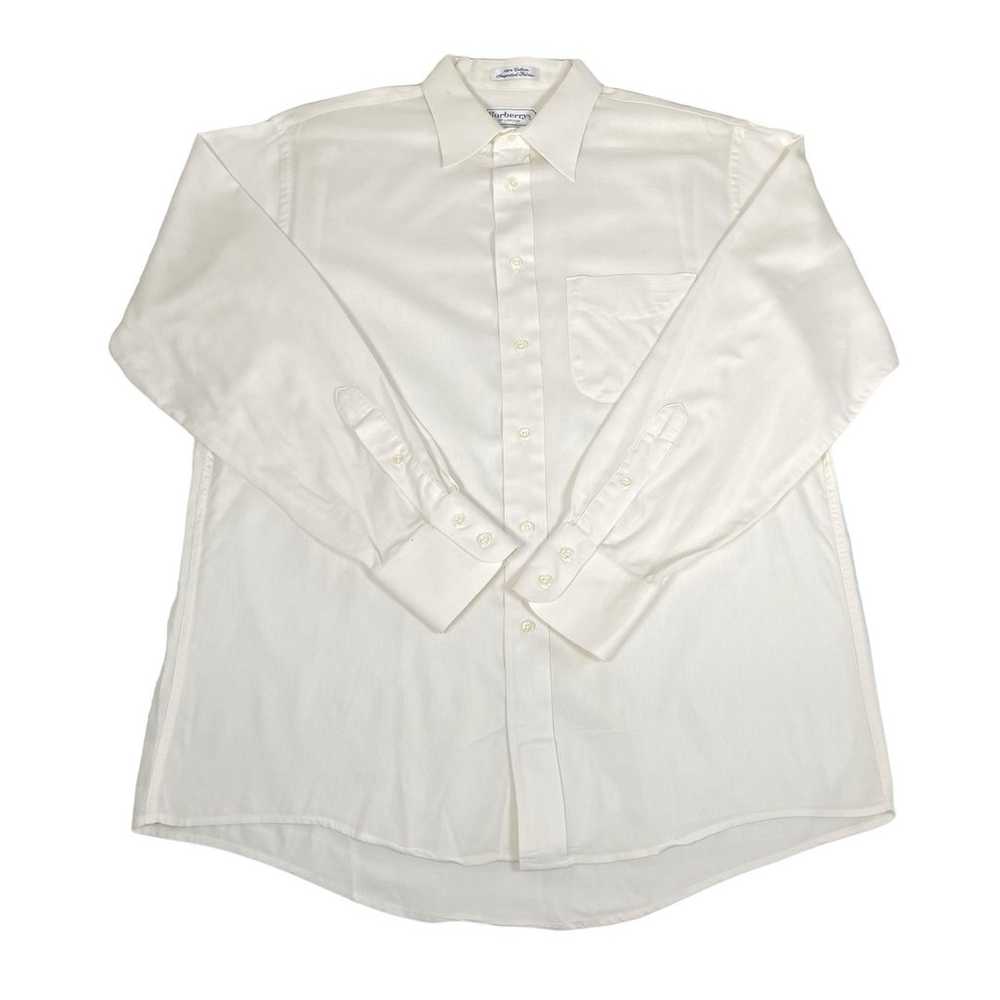 Vintage Burberry Men's Button Down Dress Shirt si… - image 1