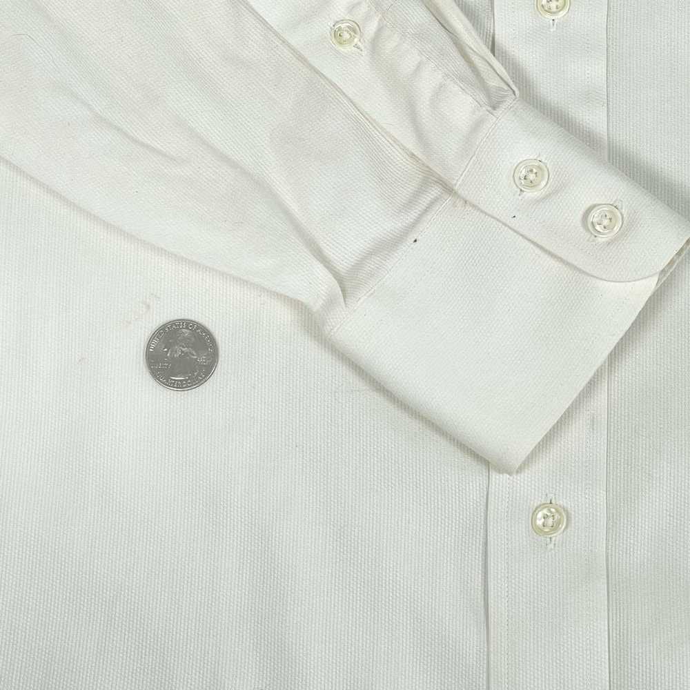 Vintage Burberry Men's Button Down Dress Shirt si… - image 5