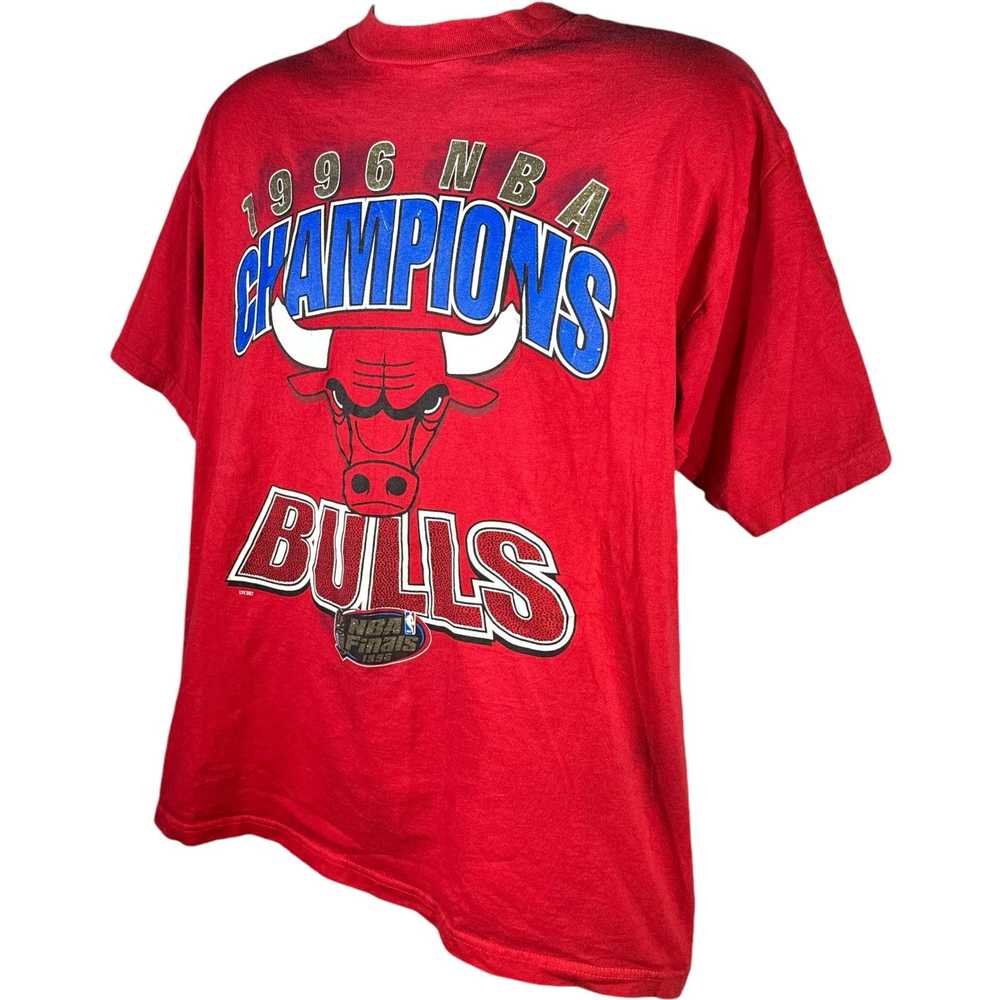 Vintage Vintage Chicago Bulls NBA Champions Tee 1… - image 3