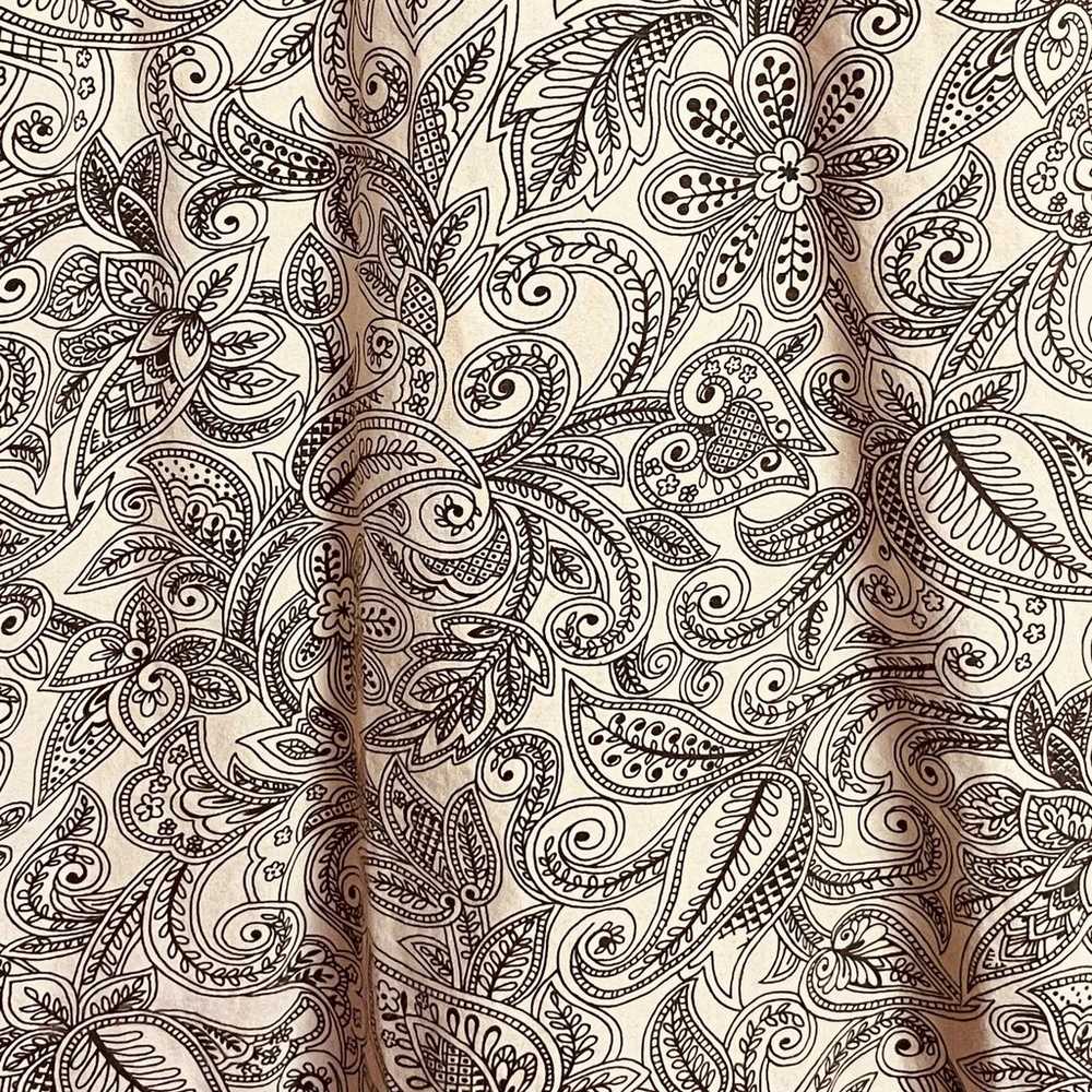 Vintage Robert Graham R&G Shirt Tan Black Paisley… - image 4