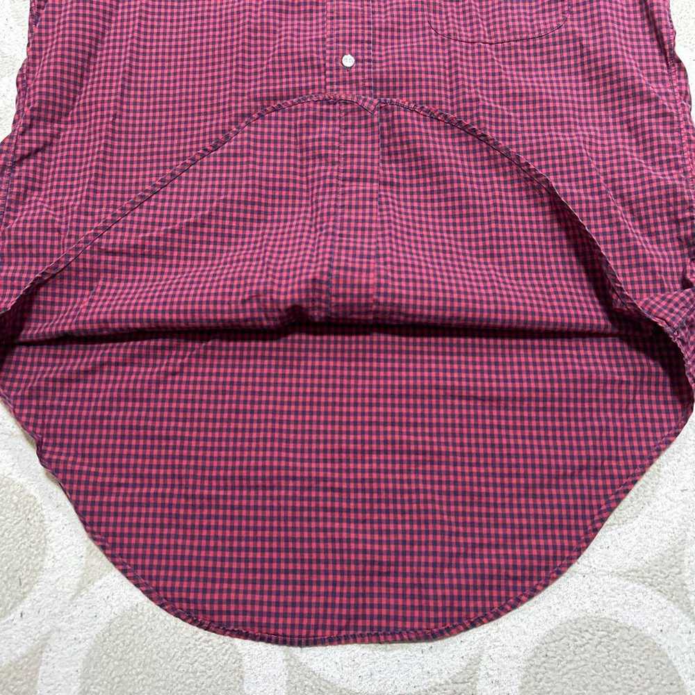 90s Brooks Brothers check pattern button-down shi… - image 10