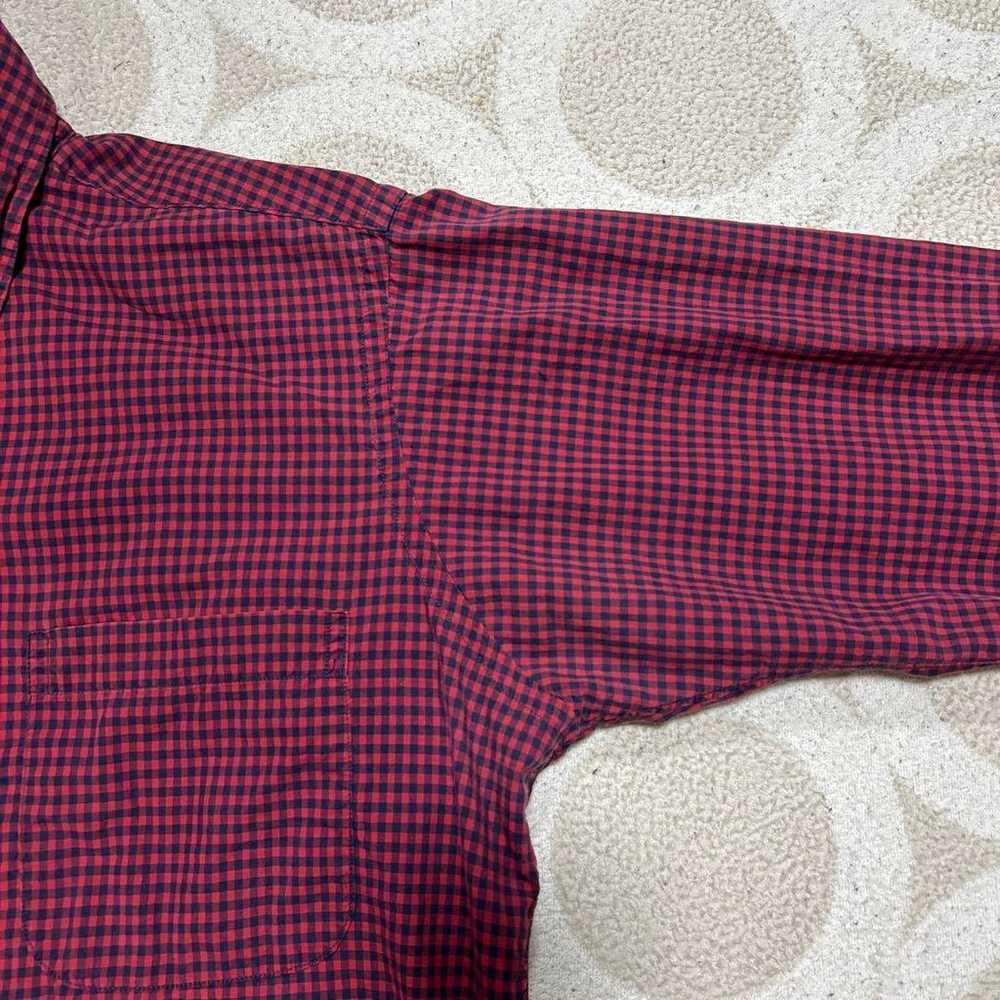 90s Brooks Brothers check pattern button-down shi… - image 11