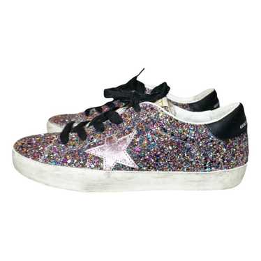 Golden Goose Superstar glitter trainers