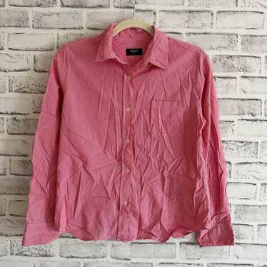 UNIQLO Men's Red Cotton Long Sleeve Shirt Size M,… - image 1