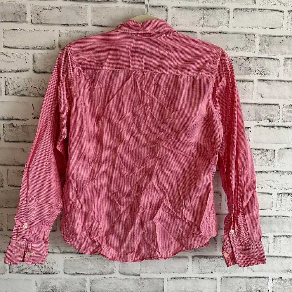 UNIQLO Men's Red Cotton Long Sleeve Shirt Size M,… - image 9