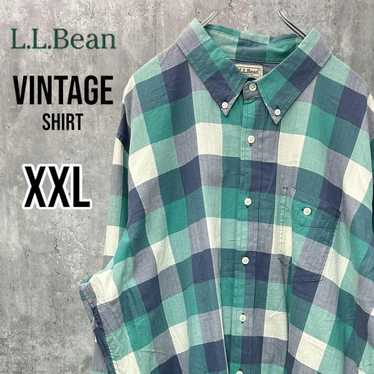 L.L.Bean vintage long-sleeve BD shirt in cotton ch