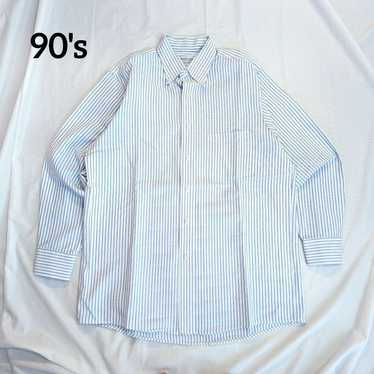 【Van Heusen】90s Oxford Button-Down Striped Shirt