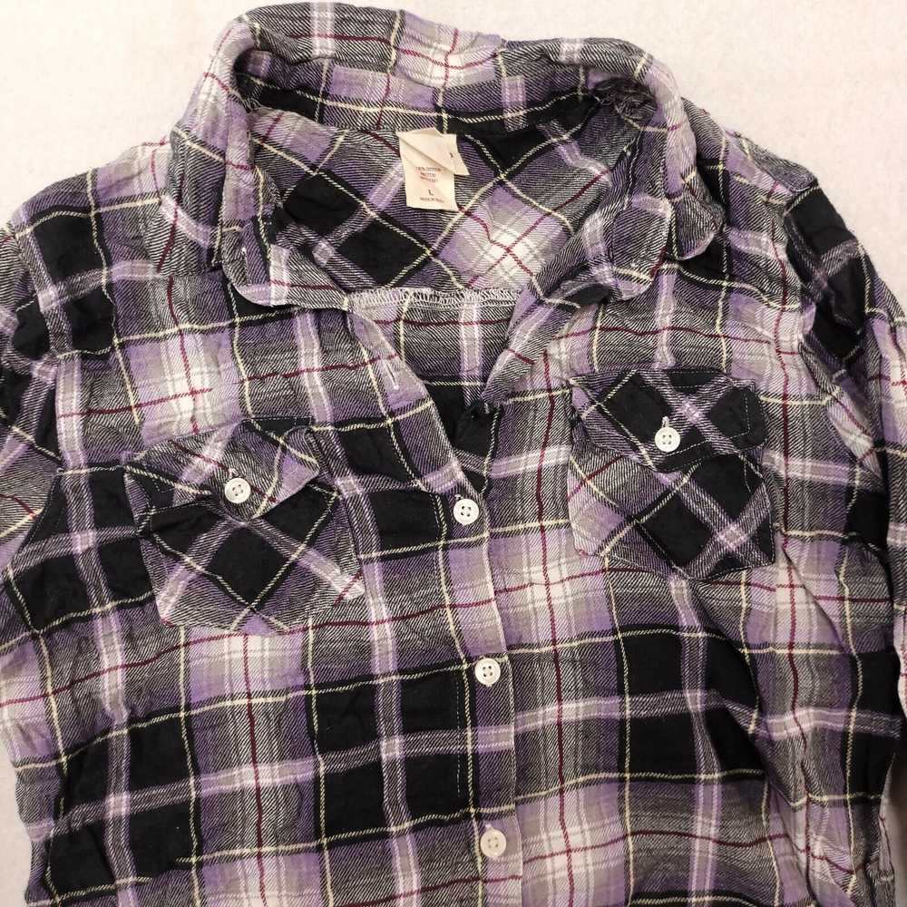 Mossimo Mossimo Tartan Flannel Shirt Boys Size La… - image 1