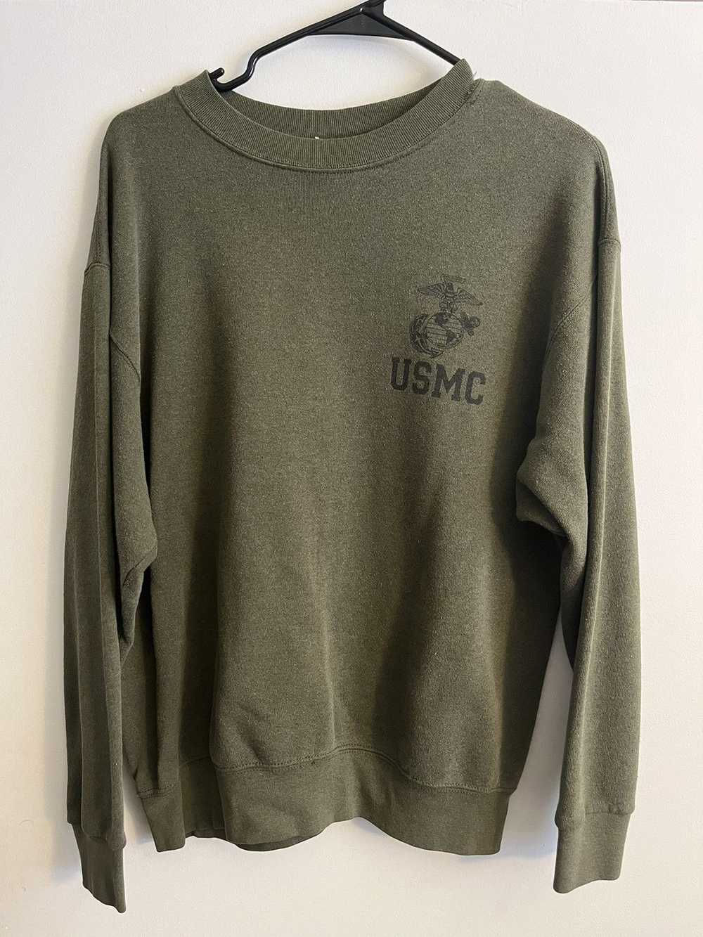 Vintage Vintage USMC Green crew neck - image 1