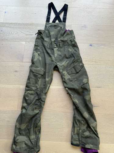 Burton Burton Green Camo Overall Snowboard pants