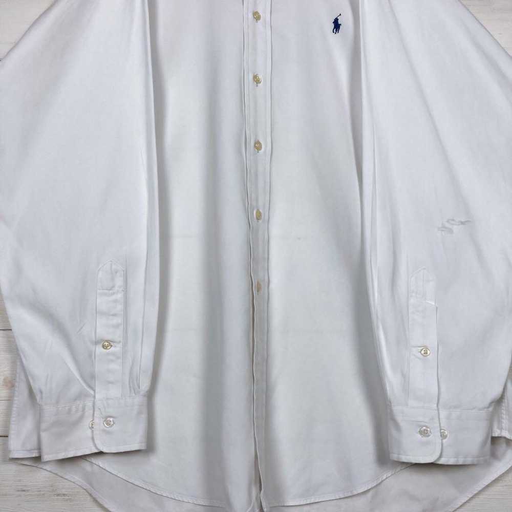 【Ralph Lauren】Long-sleeved BD Shirt ☆ XL ☆ White … - image 10