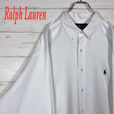 【Ralph Lauren】Long-sleeved BD Shirt ☆ XL ☆ White … - image 1