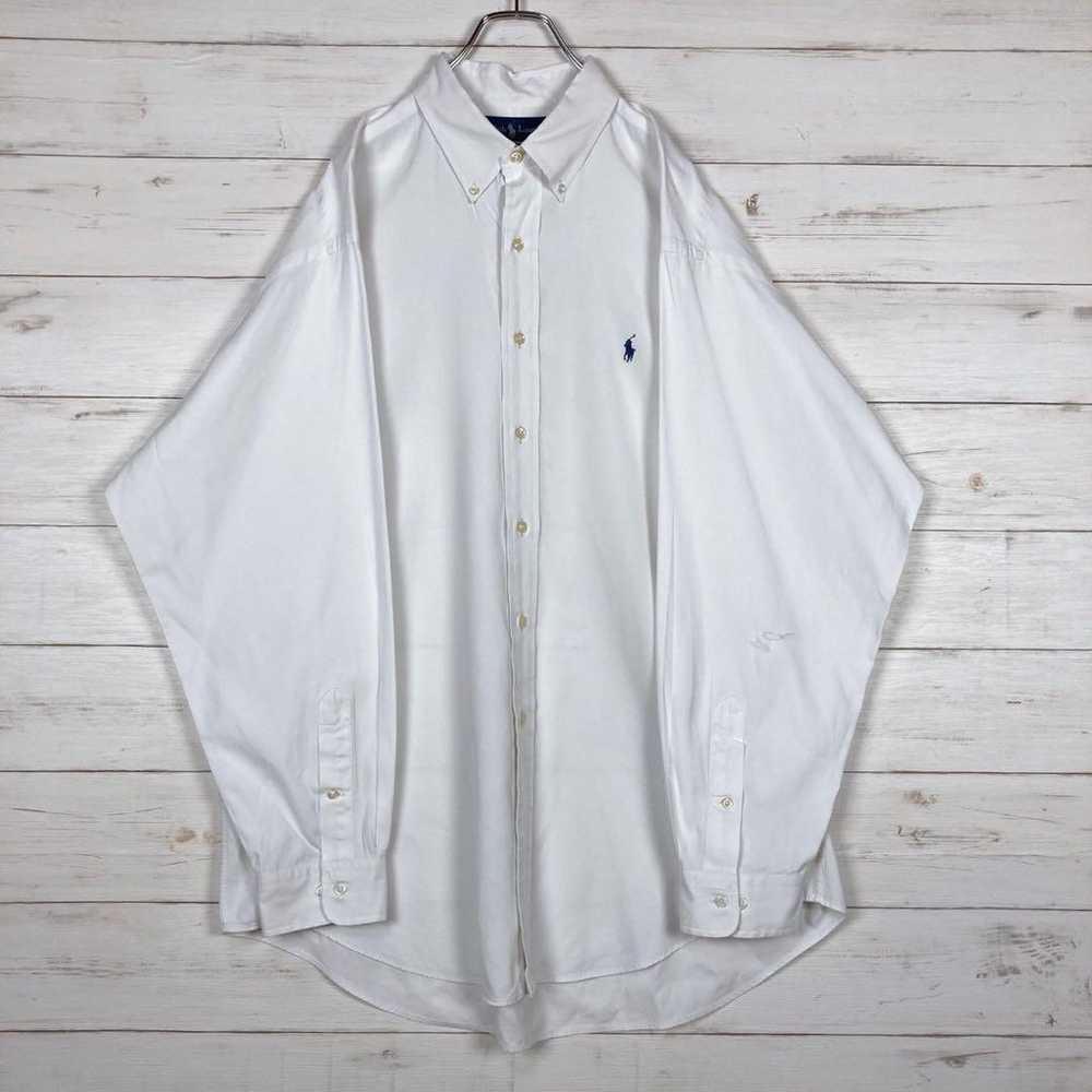 【Ralph Lauren】Long-sleeved BD Shirt ☆ XL ☆ White … - image 2