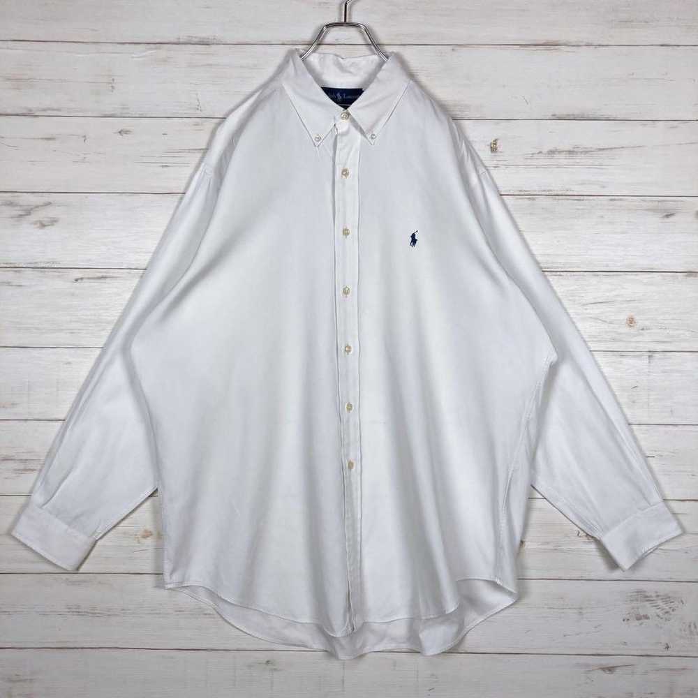 【Ralph Lauren】Long-sleeved BD Shirt ☆ XL ☆ White … - image 3