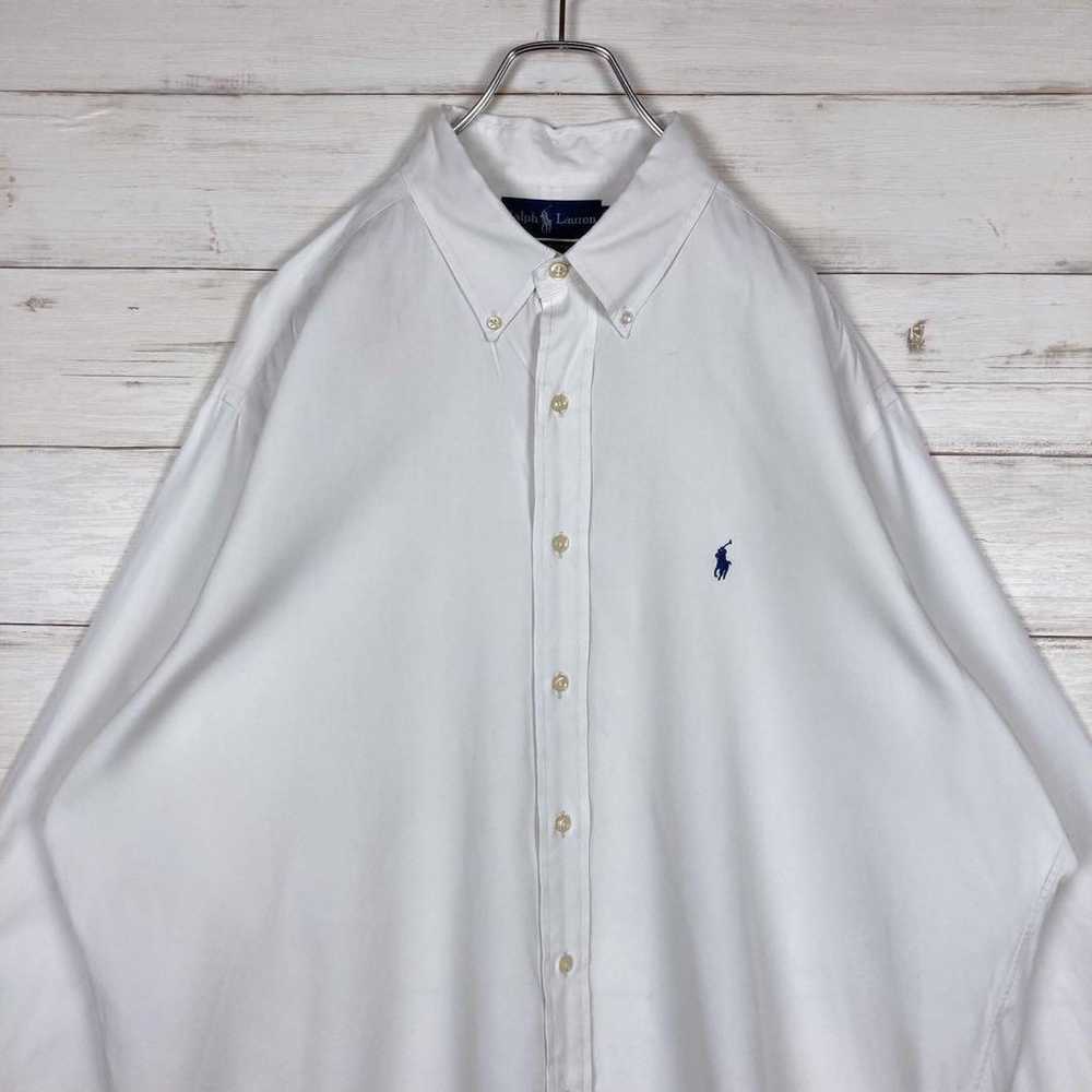 【Ralph Lauren】Long-sleeved BD Shirt ☆ XL ☆ White … - image 4