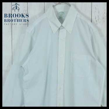 【Rare】Brooks Brothers shirt Check BD MILANO Non-Ir