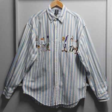 90's Warner Bros. Looney Tunes Striped Shirt