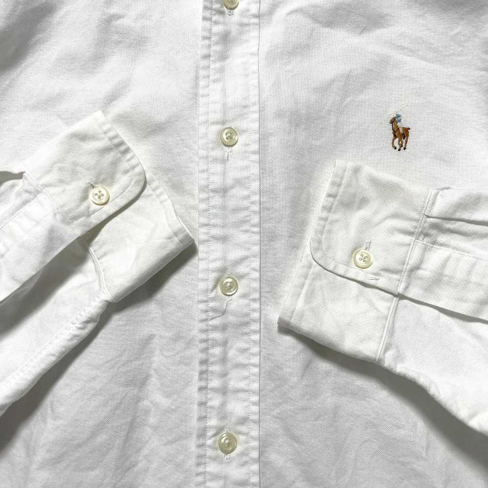 Vintage 90s Ralph Lauren Oxford Cotton Long Sleev… - image 6