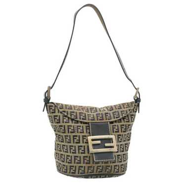 Fendi FENDI ZucchinoCanvas Shoulder Bag Brown - image 1