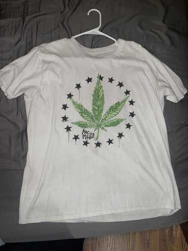 Mac Miller Mac Miller Weed Leaf Tee