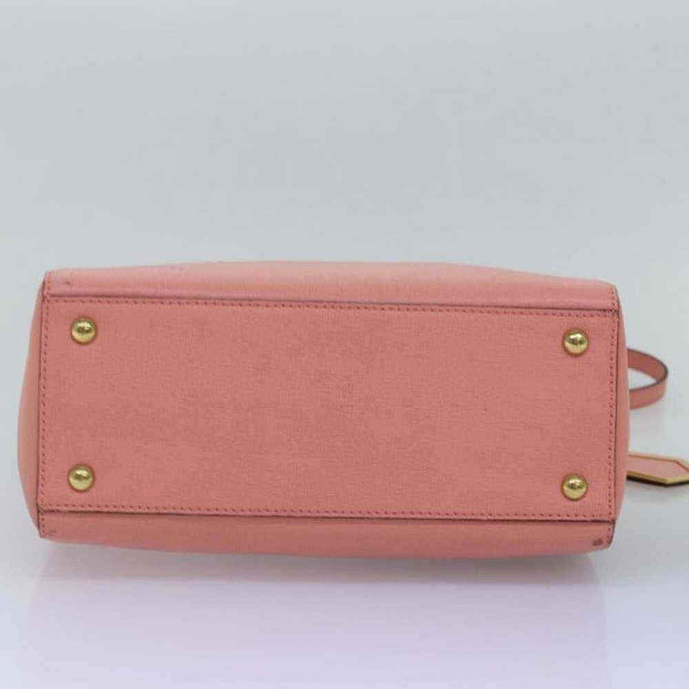 Fendi FENDI To joule Hand Bag Leather Pink - image 11