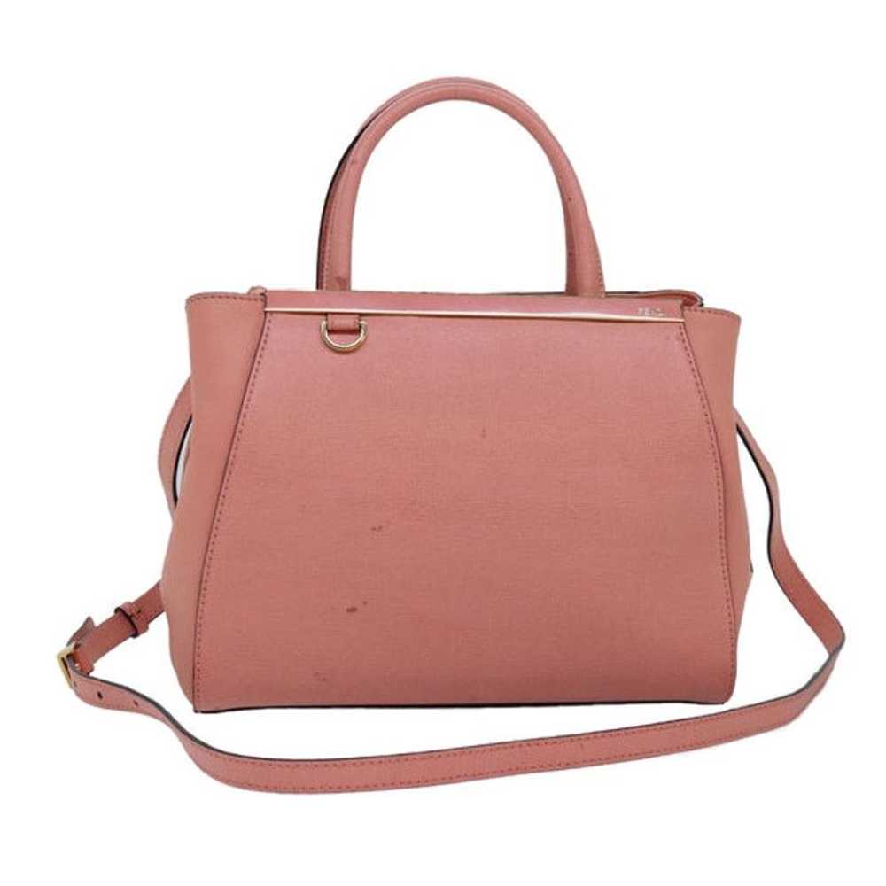 Fendi FENDI To joule Hand Bag Leather Pink - image 1