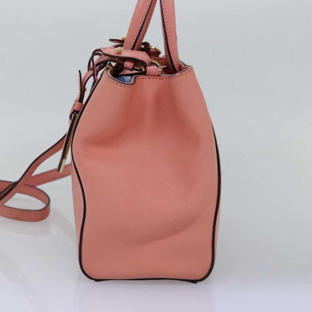 Fendi FENDI To joule Hand Bag Leather Pink - image 5