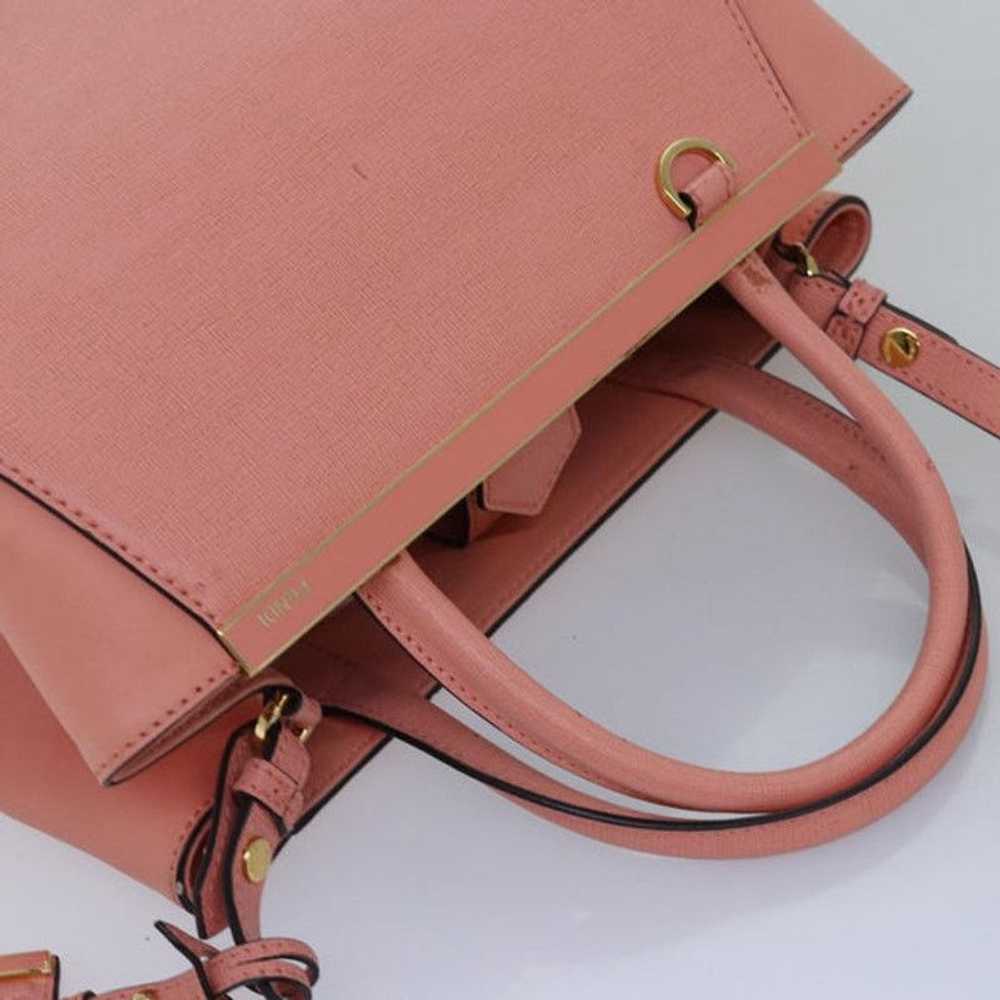 Fendi FENDI To joule Hand Bag Leather Pink - image 6