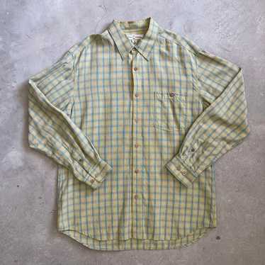 Tommy Bahama long-sleeved checkered shirt vintage