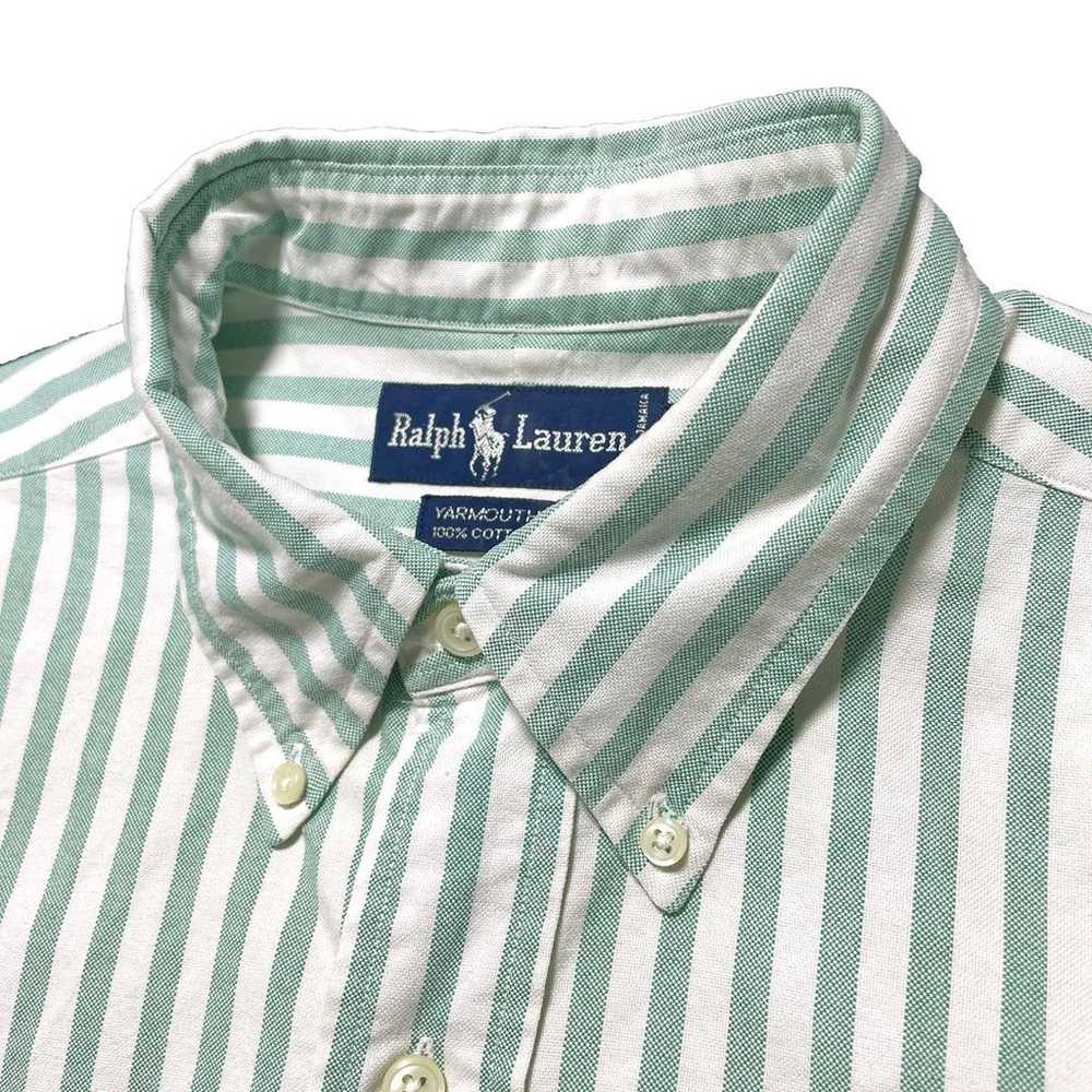 Vintage Ralph Lauren Oxford Cotton Wide Stripe Pa… - image 4